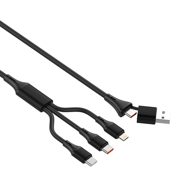 100W 2 In 3 Fast Charging Data Cable LC97uc
